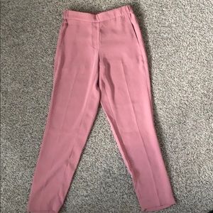 Mauve high waisted slacks